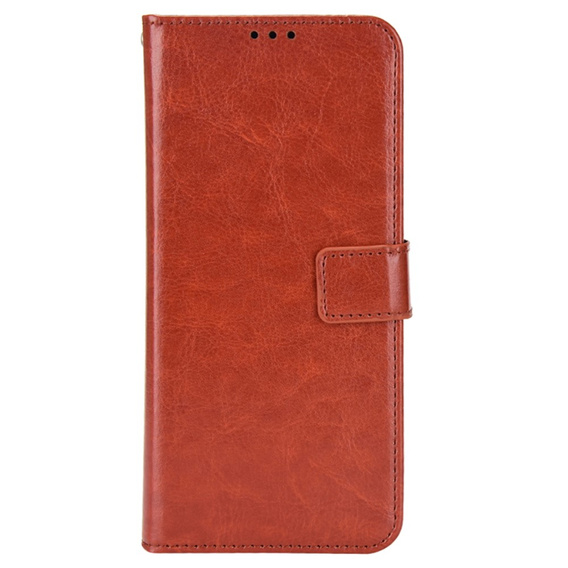 Flip case for Samsung Galaxy M35, Crazy Horse Wallet, brown
