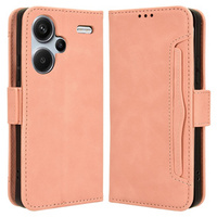 Flip case for Xiaomi Redmi Note 13 Pro+, Card Slot, pink