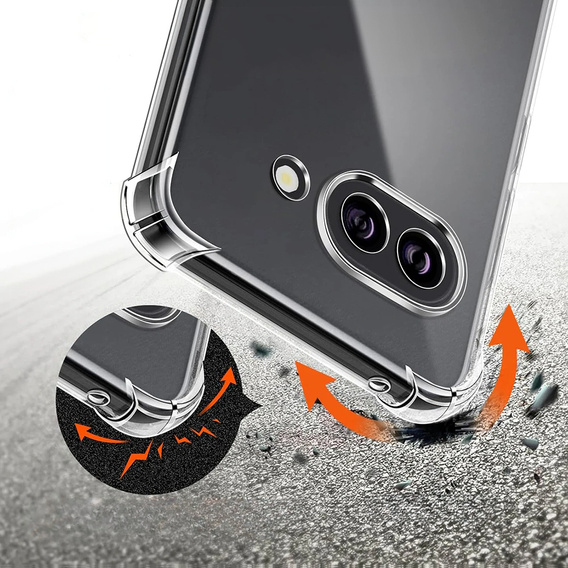 Case for Google Pixel 9A, Dropproof, transparent