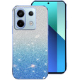 Case for Xiaomi Redmi Note 13 5G, Glitter Case CamShield, blue