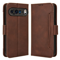 Flip case for Google Pixel 9 Pro XL, Card Slot, brown