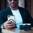 Case for iPhone 7 / 8, Electro MagSafe, black + Screen Glass