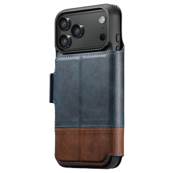2-in-1 flip case for iPhone 17 Pro Max, SUTENI, for MagSafe, blue