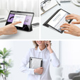 Case for Samsung Galaxy Tab S9+, Dux Ducis TOBY, black