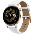 Universal Leather Strap 20mm, White