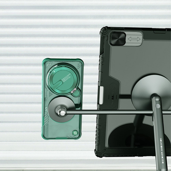 Nillkin Armored Case for Xiaomi 14 Ultra, Icelade Prop, for Magsafe, green