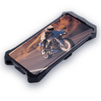Armored case for Motorola Edge 40 Neo, Aluminum Alloy, black