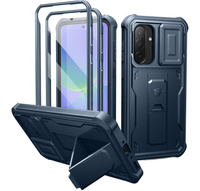 Armored case for Samsung Galaxy A36 5G, Dexnor Full Body (Two Frames), blue