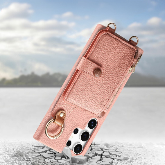 Case for Samsung Galaxy S25 Ultra, GKK Leather, black