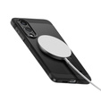 Spigen case for Samsung Galaxy S25 Edge, Tough Armor Mag MagSafe, black + 9H Tempered Glass