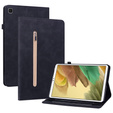 Case for Samsung Galaxy Tab A7 Lite, Wallet Pen Slot, black