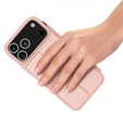 Dux Ducis case for iPhone 17 Pro Max, Skin Pro, with flap, with card slot, pink