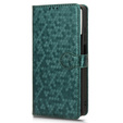 Flip case for Motorola Moto G24 / G24 Power / G04, Wallet Rhombus, green