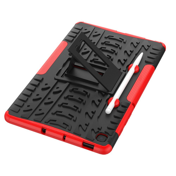 Case for Samsung Galaxy Tab S6 Lite, Tire Armor, red