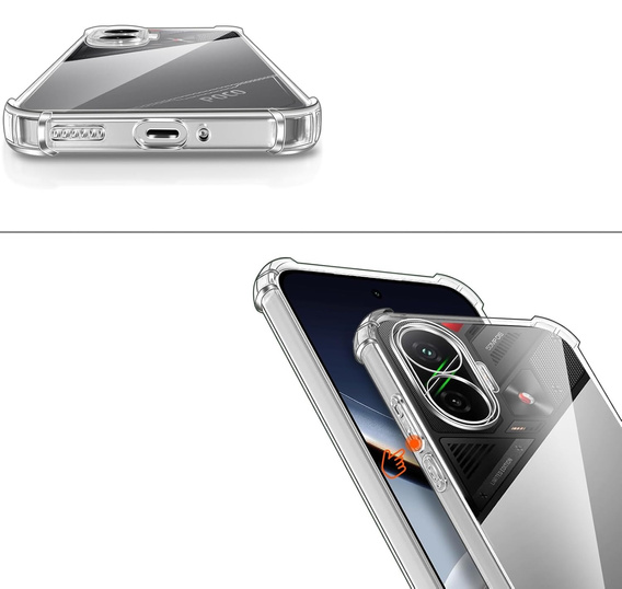 Case for Xiaomi Poco F7, Dropproof, transparent