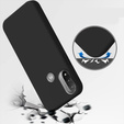 Case for Motorola Moto E40/E30/E20, Silicone Lite, black
