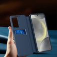 Flip case for Samsung Galaxy A56 5G, Smart View Wallet, blue