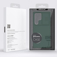 NILLKIN Case for Samsung Galaxy S23 Ultra, Silicone CamShield Case for MagSafe, green