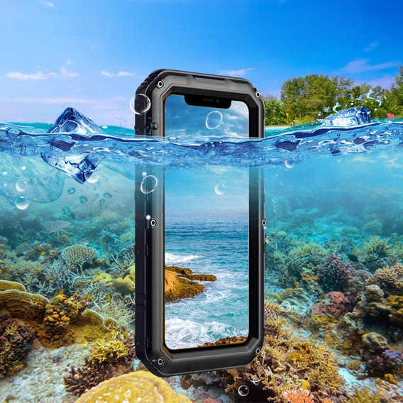 Armored case for iPhone 11, R-JUST, black