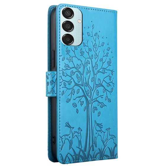 Flip case for Samsung Galaxy M15 5G, Tree, blue