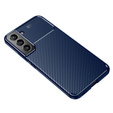 Case for Samsung Galaxy S22+ Plus 5G, Carbon Gel, dark blue