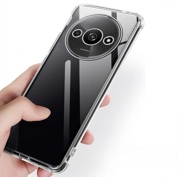 Case for Xiaomi Redmi A3, Dropproof, transparent