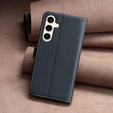 Flip case for Samsung Galaxy S23 FE, BINFEN Wallet, black + 9H glass