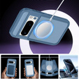 Case with frame for Google Pixel 8 Pro, for MagSafe, blue