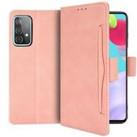 Flip case for Samsung Galaxy A72 5G, Card Slot, pink