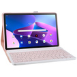 Case + keyboard Lenovo Tab M10 Plus Gen 3 TB-125F TB-128F, pink rose gold