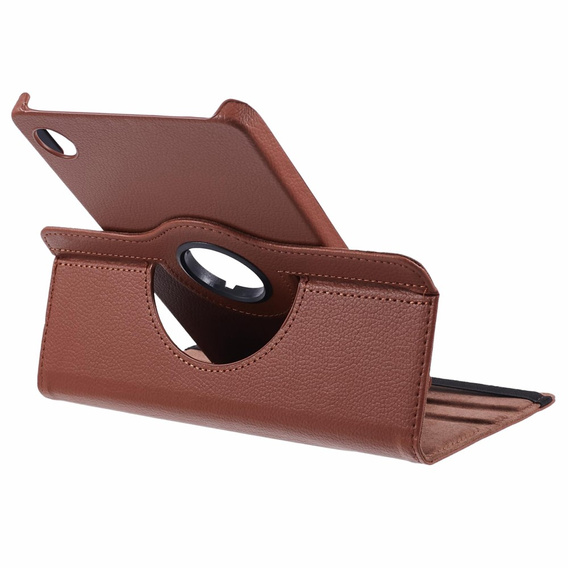 Case for Samsung Galaxy Tab A11 / A9, Rotating 360, brown