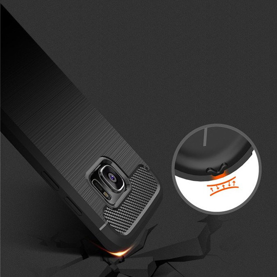 Case for Samsung Galaxy S7, Carbon, black