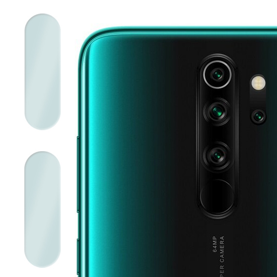 2x ERBORD tempered glass for camera to Xiaomi Redmi Note 8 Pro