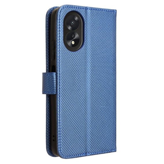 Flip case for Oppo A38 4G / Oppo A18 4G, Wallet Smart Magnet, blue