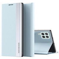Flip case for Samsung Galaxy M33 5G, Side Magnetic, light blue
