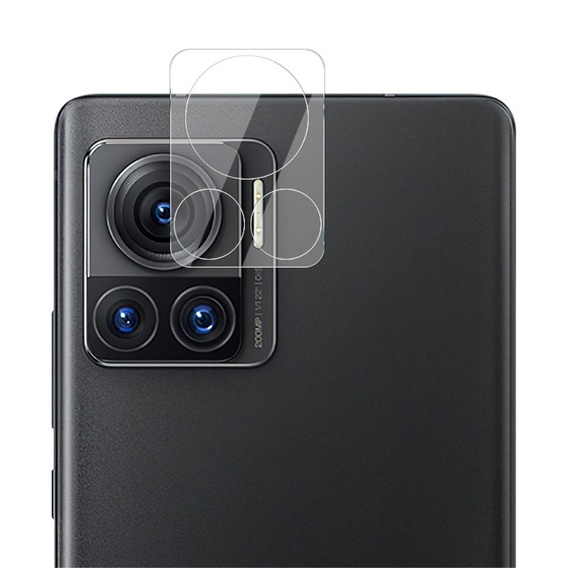 BENKS Kevlar Case for Motorola Edge 30 Ultra, for MagSafe, Carbon Fiber, transparent