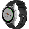 Silicone strap for 18mm do Garmin Vivomove 3S / Vivoactive 4S, Black