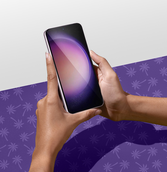 Shy Palm Privacy Tempered Glass for Samsung Galaxy S23