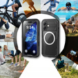 IP68 Waterproof Case for iPhone 16 Plus, SHELLBOX MagSafe, black