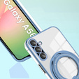 Magnetic Case for Samsung Galaxy A56, for MagSafe, blue + 9H Glass