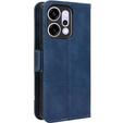 Flap case for Oppo Reno 14, Card Slot, wallet, navy blue