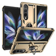 Armor Case for Samsung Galaxy Z Fold 4 5G, Nox Case Ring, gold