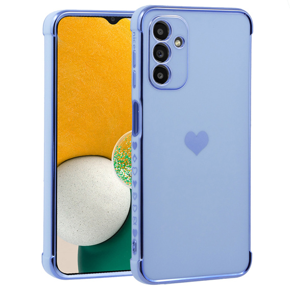 Case for Samsung Galaxy A13 5G, Electro heart, blue