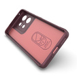 Case for Motorola Edge 50 Pro 5G, Gaming Shockproof, maroon