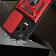 Case for Infinix Note 12 2023, CamShield Slide, red