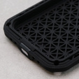 Love Mei Case for iPhone 12, armored with glass, black