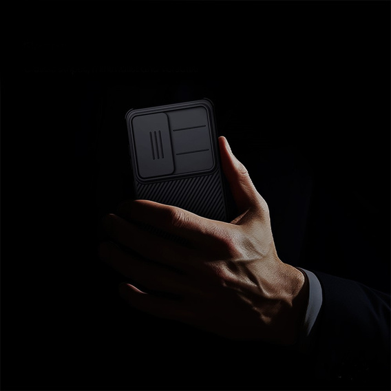 NILLKIN Camshield Pro case with camera cover for Samsung Galaxy S26, black