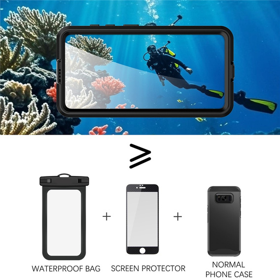 REDPEPPER waterproof case for Samsung Galaxy S26, black