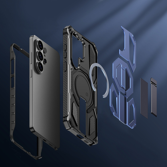 MagSafe-compatible protective case with stand for Samsung Galaxy S26 Ultra