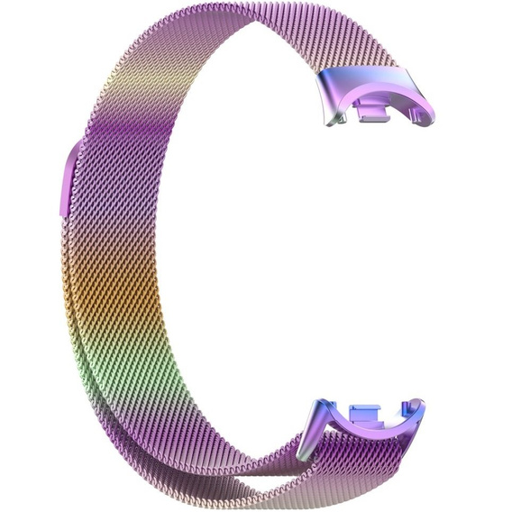Milanese Bracelet Strap with Case for Xiaomi Smart Band 10 / 9 / 8, multicolored